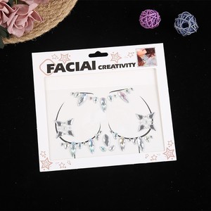 Tatouages temporaires pour femmes faux autocollants de <span class=keywords><strong>tatouage</strong></span> poitrine bijoux cristal visage décoration <span class=keywords><strong>diamant</strong></span> acrylique strass visage autocollants - Product Image 5