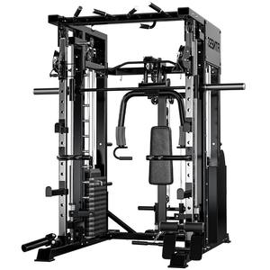Suporte para Personalização: Máquina Smith, <span class=keywords><strong>Power</strong></span> <span class=keywords><strong>Cage</strong></span> com Sistema LAT-Pull Down, <span class=keywords><strong>Rack</strong></span> de Agachamento Tudo-em-Um para Academia Residencial - Product Image 6