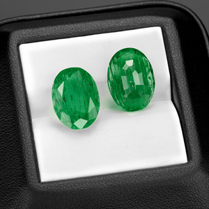 Hydrothermal <strong>Emerald</strong> Gemstone Colombia Lab Grown <strong>Loose</strong> <strong>Emerald</strong> Oval Cut <strong>Loose</strong> Stone <strong>Beads</strong> - Product Image 5