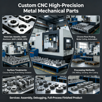 Hebillas de Fijación para Piezas CNC, Accesorios de Moldeo Integral por Control Numérico Personalizados de Fábrica