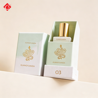 Boîte cadeau de luxe personnalisée et recyclable pour sérum cosmétique et soins de la peau, avec insert en éponge, gaufrage du logo, pelliculage mat, certifiée