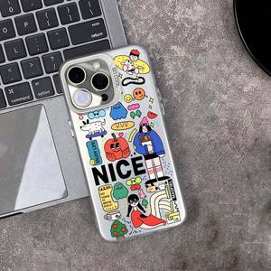 Nice <span class=keywords><strong>Market</strong></span> Printing Galvanizado Silver Key TPU PC Funda para teléfono móvil para <span class=keywords><strong>Iphone</strong></span> 8 Xr Xs <span class=keywords><strong>Max</strong></span> 11 12 <span class=keywords><strong>13</strong></span> 14 15 16 17 Air - Product Image 5