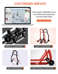 Soporte de estacionamiento de aleación de aluminio <span class=keywords><strong>para</strong></span> motocicleta, herramienta de mantenimiento, expositor, carrito universal <span class=keywords><strong>para</strong></span> motocicleta eléctrica - Product Image 5