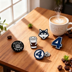 Sản phẩm bán buôn kim loại Thủ công mỹ nghệ tùy chỉnh <span class=keywords><strong>pins</strong></span> ve áo <span class=keywords><strong>pins</strong></span> cafe Pin cà phê men <span class=keywords><strong>pins</strong></span> - Product Image 1