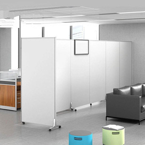 Hiện đại di chuyển MDF đứng phân vùng cho văn phòng kho nhà có thể gập lại hiển thị bảng điều khiển màn hình không gian Divider cho phòng ngủ ăn uống - Product Image 2