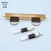 Amortisseur de toilette rotatif hydraulique pour tube de 21 mm avec tube de toilette assorti, charnière de toilette fine de qualité Xiamen, disponible en chrome et différentes couleurs