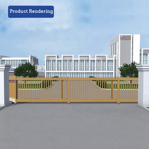 Modern Automatic Aluminum Alloy Sliding <b>Gate</b> Custom Color for House Factory Direct From Philippines for School Hospital Home Use - Product Image 2