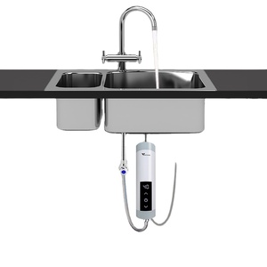 Calentador de Agua Instantáneo de 220V-240V con Control Táctil, Calentador de Agua Eléctrico Instantáneo para <span class=keywords><strong>Ducha</strong></span> - Product Image 3