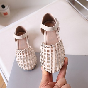 Sandali con cappuccio per bambini <span class=keywords><strong>scarpe</strong></span> da principessa vuote lavorate a maglia da ragazza 2025 nuove <span class=keywords><strong>scarpe</strong></span> da passeggio Casual Anti Kick Soft Sole - Product Image 2