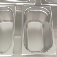 Équipement de cuisine de restaurant, équipement de buffet, bain-marie électrique, présentoir chauffant pour la restauration
