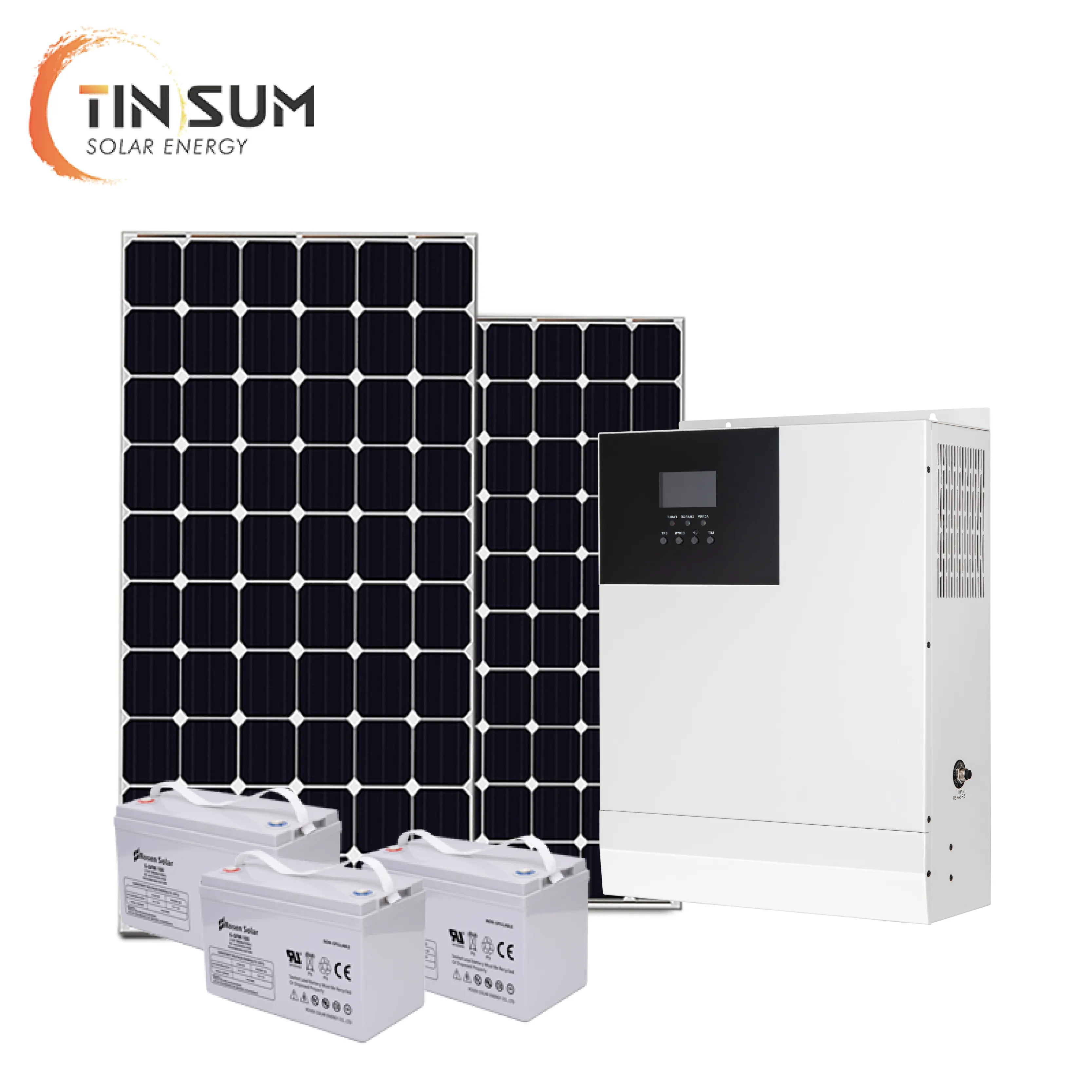 Complete Set Solar Energy System 10000w Hybrid Solar System 3KW 5KW 8kw 10KW Solar Power System for Home