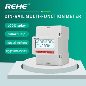 Testeur professionnel d'usine, affichage LCD, compteur multi-canaux AC pour montage sur rail triphasé 4 fils, économe en énergie - Product Image 3