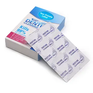 Denture Cleaning Tablets 30 Counts Denture Cleanser Tablets For Cleaning And Whitening Denture