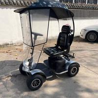 Nouveau chariot de golf électrique modèle GF04, monoplace avec toit, siège capitaine, chariot de luxe