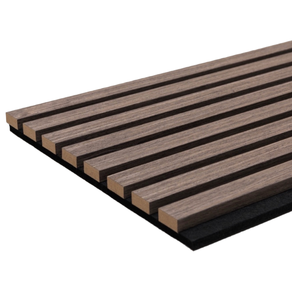 Panneaux muraux acoustiques en bois <span class=keywords><strong>Akupanel</strong></span> à une face, placage chêne/noyer, noyau MDF, légers, installation facile, design graphique - Product Image 1