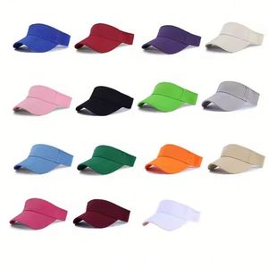 Visera Deportiva para Exteriores, Gorra de Color Sólido, Visera Lisa sin Parte Superior, Visera con Logotipo Personalizado - Product Image 5