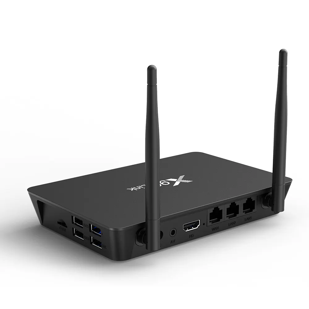 WiFi Router + Set Top Box 2 in 1 Model 2GB 16GB Media Player Smart Box S905W Box 2.4G/5G Dual WiFi X96 Link