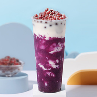 도킹 레드빈 팝핑 보바 850g 인스턴트 타피오카 보바 밀크티 펄 디저트 아이스 파우더 재료