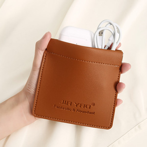 Bolsa Pequeña de Cuero PU para Joyería, Lápiz Labial, Maquillaje, con Cierre Automático y Logotipo Personalizado - Product Image 4