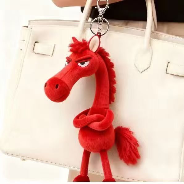 The lucky red horse mascot-1 key chain