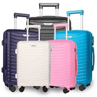 Equipaje PP expandible de alta calidad personalizado (solo maleta de 28 ", juego de 3 piezas, maleta con ruedas de 19, 23 y 27 pulgadas)