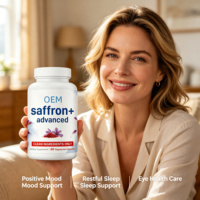 Capsules de safran OEM, 60 capsules végétariennes, formule propre, complément alimentaire