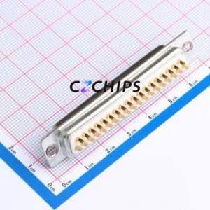 D-SUB-37F-BJQJ D-Sub/VGA Connector Through hole Component (THT) Connector ( Total Number of PINs: 37P ) - Product Image 2