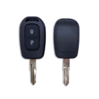 Clé de voiture à distance 2 boutons 433Mhz PCF7961M 4A Chip pour Renault Dacia Logan Lodgy Dokker Duster Trafic Clio Master avec lame HU136