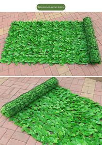 Greenery Artificial <strong>Leaf</strong> Privacy Roll Fence <strong>Screen</strong> for Wall Covering Decoration - Product Image 3