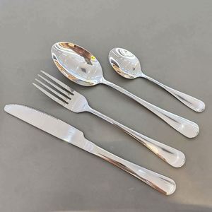 Wholesale Small Moq Good Quality Durable 6 Pieces Cutlery Set with Pvc Bag 6 Pieces Spoon Set Cheap 6 Pieces Spoon Fork Set - Product Image 3