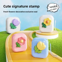 Sceau en plastique mignon en gros avec nom et signature gravés sur mesure et cordon – Vente en gros pour infirmières ou usage privé