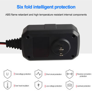 <span class=keywords><strong>Chargeur</strong></span> de batterie intelligent 1000 mA 6V/12V pour batteries Lithium/AGM/EFB/GEL/Plomb-Acide, charge en 3 étapes, 6 protections pour voiture, scooter, électrique - Product Image 4