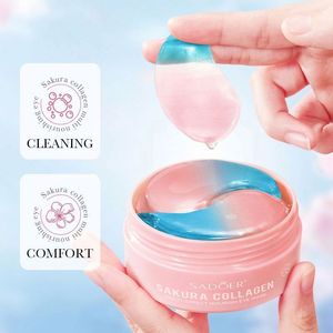 <span class=keywords><strong>règle</strong></span> flexible, outil de mesure 	   Masque pour les yeux en hydrogel à la fleur de cerisier, collagène organique, soin de la peau, vente en gros OEM Sadoer. - Product Image 2