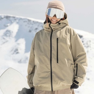 Abrigo de Invierno Minimalista para Mujer, Transpirable, Holgado, Térmico, Cortavientos, Impermeable, para Deportes al Aire Libre, con Capucha, para Esquí - Product Image 3