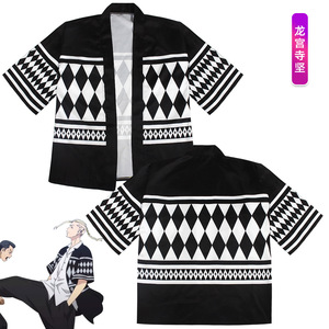 Camiseta de Cosplay de Tokyo Revengers, Manga Corta, Disfraz de Anime para Hombre, Atuendo de Sano Manjiro Ryuguji Ken, Otoño 2023 - Product Image 5