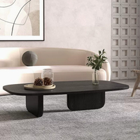 Table élévatrice en acrylique pour le salon et la chaise Petite table basse éthiopienne en marbre noir nacre