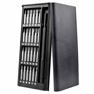 Kit de tournevis magnétique avec embouts Phillips, Torx, Hex, de précision, pour bricolage, démontable, mini, en acier au carbone, avec étui, pour maison intelligente, PC, téléphone - Product Image 1