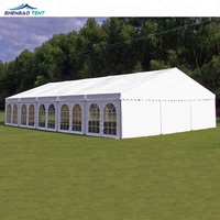 Tente de réception pour événements, mariages et salles de fête, en PVC blanc, 10x12, 10x15, 10x20, 10x30, 10x40, 10x50, 20x30, pour 50, 100, 300, 500 personnes