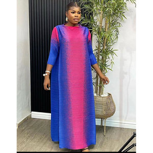 Elegante vestido plisado <span class=keywords><strong>MIDI</strong></span> para mujer con material de alta calidad último diseño talla XS; Conjunto de Falda plisada para mujeres musulmanas - Product Image 3