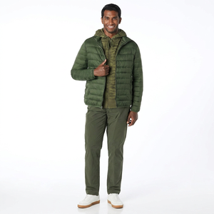 Chaqueta de Invierno de Lona Personalizada Más Vendida para Hombre, Precio al por Mayor, Posición del Logotipo Frontal - Product Image 1