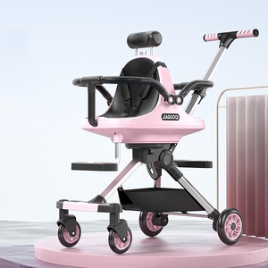 Poussettes intelligentes à 4 roues en alliage d'aluminium <span class=keywords><strong>blanc</strong></span> léger pour enfants marcheurs porte-fille poussette pour bébé - Product Image 2