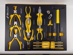 Armoire à outils portative à rouleaux en acier au carbone à <span class=keywords><strong>6</strong></span> <span class=keywords><strong>tiroirs</strong></span> pour la réparation automobile avec poignée et roues pour un rangement pratique des ensembles d'outils - Product Image 3