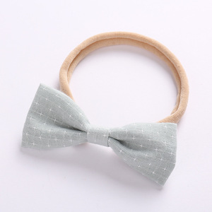 Diademas Elásticas con Nudo para Niñas, Lindas Diademas con Estrellas y Lunares, Accesorios para el Cabello <span class=keywords><strong>de</strong></span> Algodón y Lino, Anillos para el Cabello, Diademas para Niñas - Product Image 4