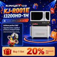 Kingjet UV Cylindre Imprimante Haute Qualité Usine Industrielle Cylindrique Vin Multi-Matériel Bouteilles Multi-Matériel