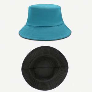 Sombrero de Pescador Reversible de Moda, Personalizable, con Logotipo Bordado, Estampado, Etiqueta Personalizada, Color Sólido, de Algodón - Product Image 3