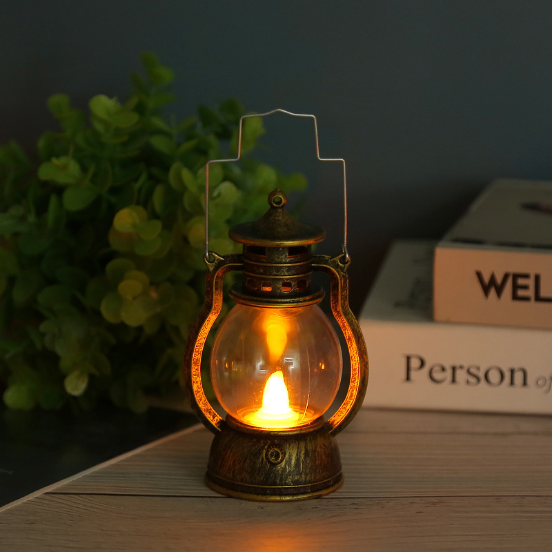 lampe poney dorée [style mèche]