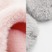 Gorro Ushanka de Felpa Cálido y Acogedor de Invierno, Estilo Ruso, Personalizado de Fábrica, con Orejeras, Protección Contra el Viento, para Esquí y Ciclismo