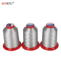 Hilo Conductor Antiestático de Fibra de Carbono 100D/3 para Coser