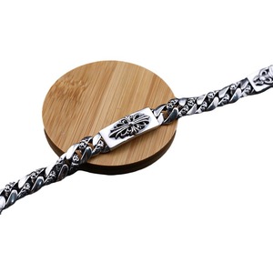 Bracciale alla Moda in Argento <span class=keywords><strong>925</strong></span> con Croce Cubana per <span class=keywords><strong>Uomo</strong></span> e Donna - Product Image 6