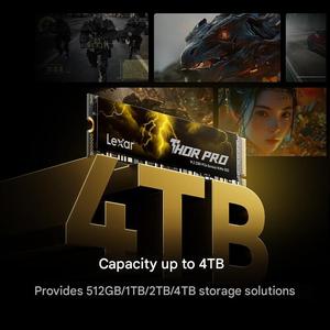 2025 New Lexar THOR PRO 500GB-4TB <b>M.2</b> <b>SSD</b> PCIe 4.0 Internal 6500MB/s Read/3000MB/s Write for Desktop - Product Image 3